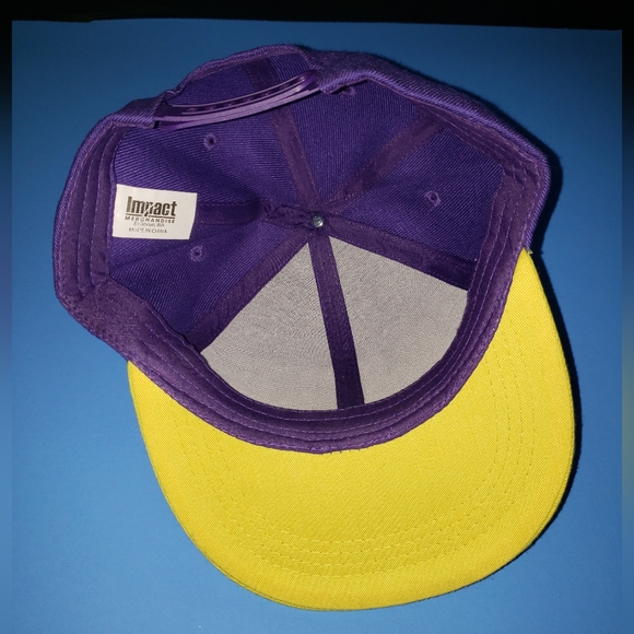 Los Angeles Lakers Impact Merchandise Snapback Hat Cap Purple Yellow White NBA - Picture 9 of 9